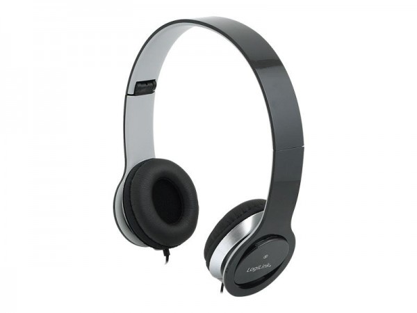 LogiLink Stereo hovedtelefoner sort til Huawei Ascend G700