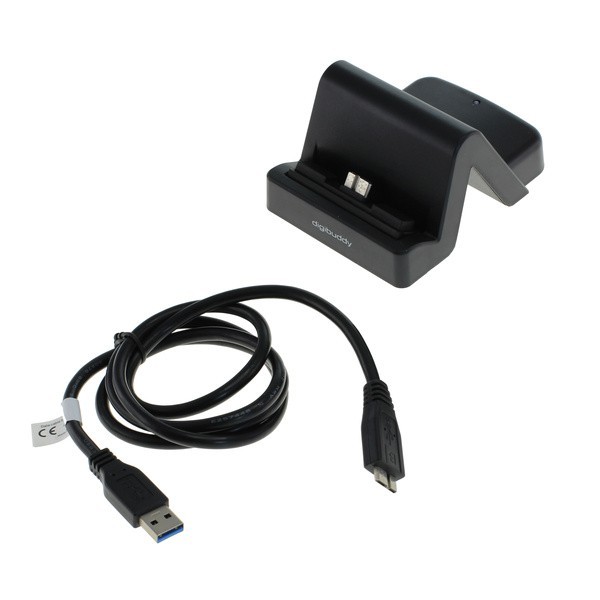USB Bordlader sort til Samsung Galaxy Tab 4 8.0 