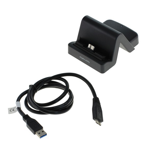 USB Bordlader sort til Galaxy Note 3 GT-N9005