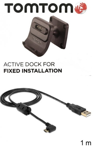 TomTom Fixed Installation XXDock f. TomTom GO Essential 5 EU TMC + USB-kabel