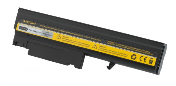 Batteri til IBM Thinkpad T40 T41 T42 T43 R51 02K8193 4400 mA 