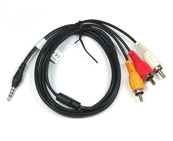 Stereo Audio Video TV Kabel til Samsung HMX-S15