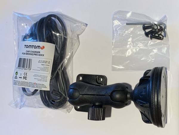 TomTom RAM forrudeophæng med billader f.  Webfleet Solutions PRO 8475