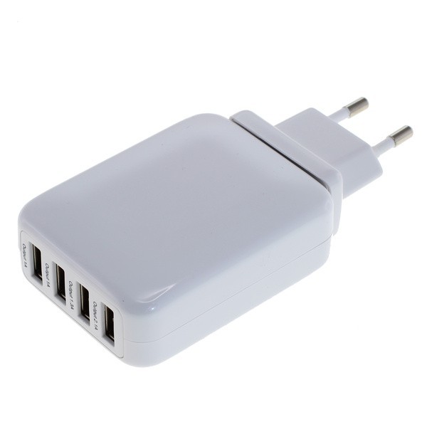 Quad USB Oplader til iPhone 6 Plus